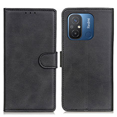 Coque Portefeuille Livre Cuir Etui Clapet A05D pour Xiaomi Poco C55 Noir