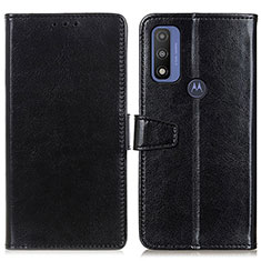 Coque Portefeuille Livre Cuir Etui Clapet A06D pour Motorola Moto G Pure Noir