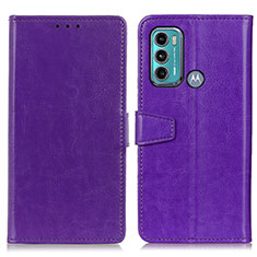 Coque Portefeuille Livre Cuir Etui Clapet A06D pour Motorola Moto G40 Fusion Violet