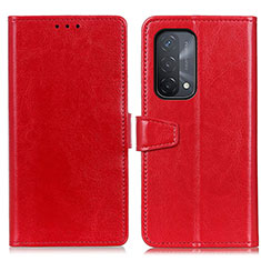 Coque Portefeuille Livre Cuir Etui Clapet A06D pour OnePlus Nord N200 5G Rouge