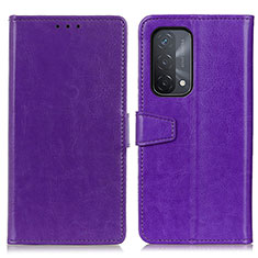 Coque Portefeuille Livre Cuir Etui Clapet A06D pour OnePlus Nord N200 5G Violet