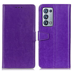 Coque Portefeuille Livre Cuir Etui Clapet A06D pour Oppo Reno6 Pro 5G Violet