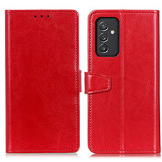Coque Portefeuille Livre Cuir Etui Clapet A06D pour Samsung Galaxy A05s Rouge
