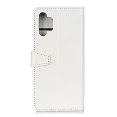 Coque Portefeuille Livre Cuir Etui Clapet A06D pour Samsung Galaxy M32 5G Blanc