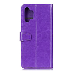 Coque Portefeuille Livre Cuir Etui Clapet A06D pour Samsung Galaxy M32 5G Violet