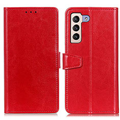 Coque Portefeuille Livre Cuir Etui Clapet A06D pour Samsung Galaxy S23 Plus 5G Rouge