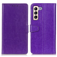 Coque Portefeuille Livre Cuir Etui Clapet A06D pour Samsung Galaxy S23 Plus 5G Violet
