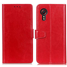 Coque Portefeuille Livre Cuir Etui Clapet A06D pour Samsung Galaxy XCover 5 SM-G525F Rouge
