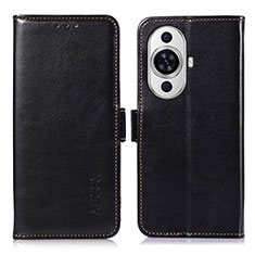 Coque Portefeuille Livre Cuir Etui Clapet A07D pour Huawei Nova 11 Pro Noir