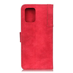 Coque Portefeuille Livre Cuir Etui Clapet A07D pour Motorola Moto G100 5G Rouge