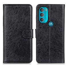 Coque Portefeuille Livre Cuir Etui Clapet A07D pour Motorola Moto G71 5G Noir