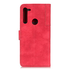 Coque Portefeuille Livre Cuir Etui Clapet A07D pour Motorola Moto One Fusion Plus Rouge