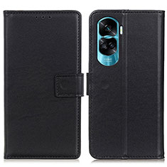 Coque Portefeuille Livre Cuir Etui Clapet A08D pour Huawei Honor 90 Lite 5G Noir