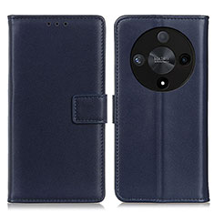 Coque Portefeuille Livre Cuir Etui Clapet A08D pour Huawei Honor Magic6 Lite 5G Bleu
