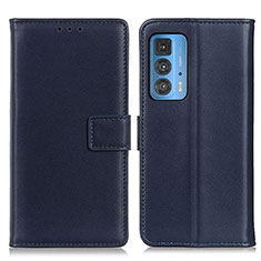 Coque Portefeuille Livre Cuir Etui Clapet A08D pour Motorola Moto Edge S Pro 5G Bleu