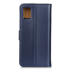 Coque Portefeuille Livre Cuir Etui Clapet A08D pour Motorola Moto G100 5G Bleu