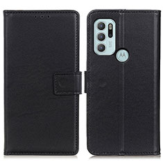 Coque Portefeuille Livre Cuir Etui Clapet A08D pour Motorola Moto G60s Noir