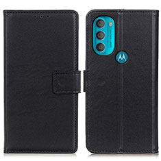 Coque Portefeuille Livre Cuir Etui Clapet A08D pour Motorola Moto G71 5G Noir
