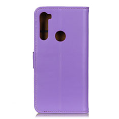Coque Portefeuille Livre Cuir Etui Clapet A08D pour Motorola Moto One Fusion Plus Violet
