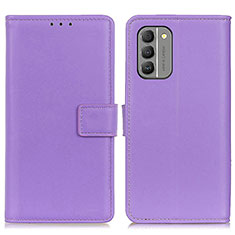 Coque Portefeuille Livre Cuir Etui Clapet A08D pour Nokia G400 5G Violet