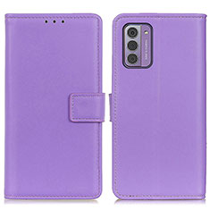 Coque Portefeuille Livre Cuir Etui Clapet A08D pour Nokia G42 5G Violet