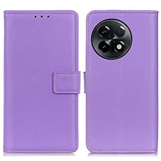 Coque Portefeuille Livre Cuir Etui Clapet A08D pour OnePlus 11R 5G Violet