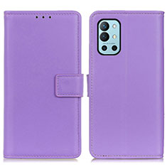 Coque Portefeuille Livre Cuir Etui Clapet A08D pour OnePlus 9R 5G Violet