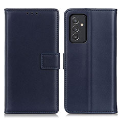 Coque Portefeuille Livre Cuir Etui Clapet A08D pour Samsung Galaxy A05s Bleu