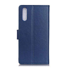 Coque Portefeuille Livre Cuir Etui Clapet A08D pour Samsung Galaxy A41 SC-41A Bleu