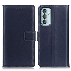Coque Portefeuille Livre Cuir Etui Clapet A08D pour Samsung Galaxy F23 5G Bleu