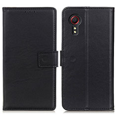 Coque Portefeuille Livre Cuir Etui Clapet A08D pour Samsung Galaxy XCover 5 SM-G525F Noir