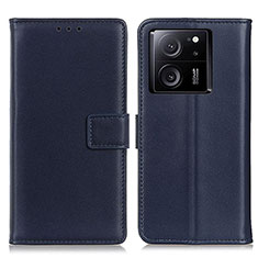 Coque Portefeuille Livre Cuir Etui Clapet A08D pour Xiaomi Mi 13T 5G Bleu