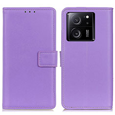 Coque Portefeuille Livre Cuir Etui Clapet A08D pour Xiaomi Mi 13T 5G Violet