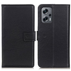 Coque Portefeuille Livre Cuir Etui Clapet A08D pour Xiaomi Poco F5 5G Noir