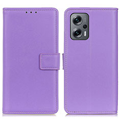 Coque Portefeuille Livre Cuir Etui Clapet A08D pour Xiaomi Poco F5 5G Violet