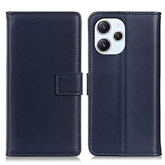 Coque Portefeuille Livre Cuir Etui Clapet A08D pour Xiaomi Redmi 12 4G Bleu