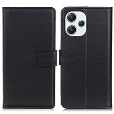Coque Portefeuille Livre Cuir Etui Clapet A08D pour Xiaomi Redmi 12 4G Noir