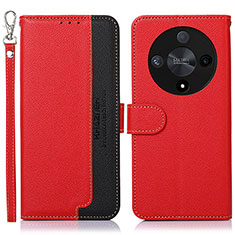 Coque Portefeuille Livre Cuir Etui Clapet A09D pour Huawei Honor Magic6 Lite 5G Rouge