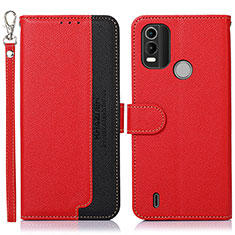 Coque Portefeuille Livre Cuir Etui Clapet A09D pour Nokia G11 Plus Rouge