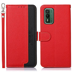 Coque Portefeuille Livre Cuir Etui Clapet A09D pour Nokia XR21 Rouge