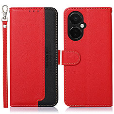 Coque Portefeuille Livre Cuir Etui Clapet A09D pour OnePlus Nord CE 3 5G Rouge