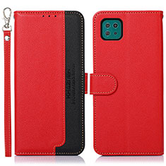 Coque Portefeuille Livre Cuir Etui Clapet A09D pour Samsung Galaxy F42 5G Rouge