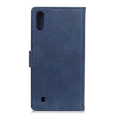 Coque Portefeuille Livre Cuir Etui Clapet A09D pour Samsung Galaxy M01 Bleu