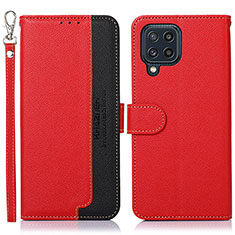 Coque Portefeuille Livre Cuir Etui Clapet A09D pour Samsung Galaxy M32 4G Rouge