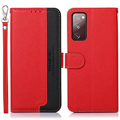 Coque Portefeuille Livre Cuir Etui Clapet A09D pour Samsung Galaxy S20 FE 5G Rouge