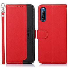 Coque Portefeuille Livre Cuir Etui Clapet A09D pour Sony Xperia L4 Rouge