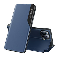 Coque Portefeuille Livre Cuir Etui Clapet A09D pour Xiaomi Mi 11 Pro 5G Bleu