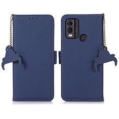 Coque Portefeuille Livre Cuir Etui Clapet A10D pour Nokia C22 Bleu