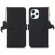 Coque Portefeuille Livre Cuir Etui Clapet A11D pour Xiaomi Redmi 12 4G Noir