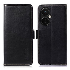 Coque Portefeuille Livre Cuir Etui Clapet A12D pour OnePlus Nord N30 5G Noir
